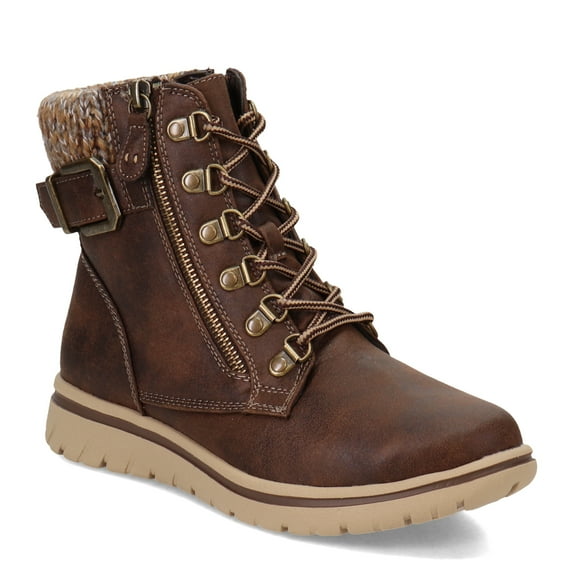 Cliffs by White Mountain Hearty Women's Combat Boots Color: Brown Size: 6 WIDE