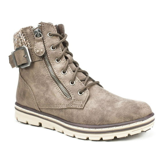 Cliffs by White Mountain Kelsie Women's Fashion Hiker Boots Color: Stone Size: 7