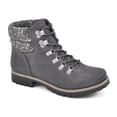 thumbnail image 1 of Cliffs by White Mountain Pathfield Women's Ankle Boots Color: Charcoal Fabric Size: 9.5, 1 of 4