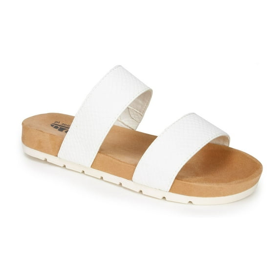 Cliffs by White Mountain Tahlie Women's Slide Sandals Color: White Es Print Size: 6.5