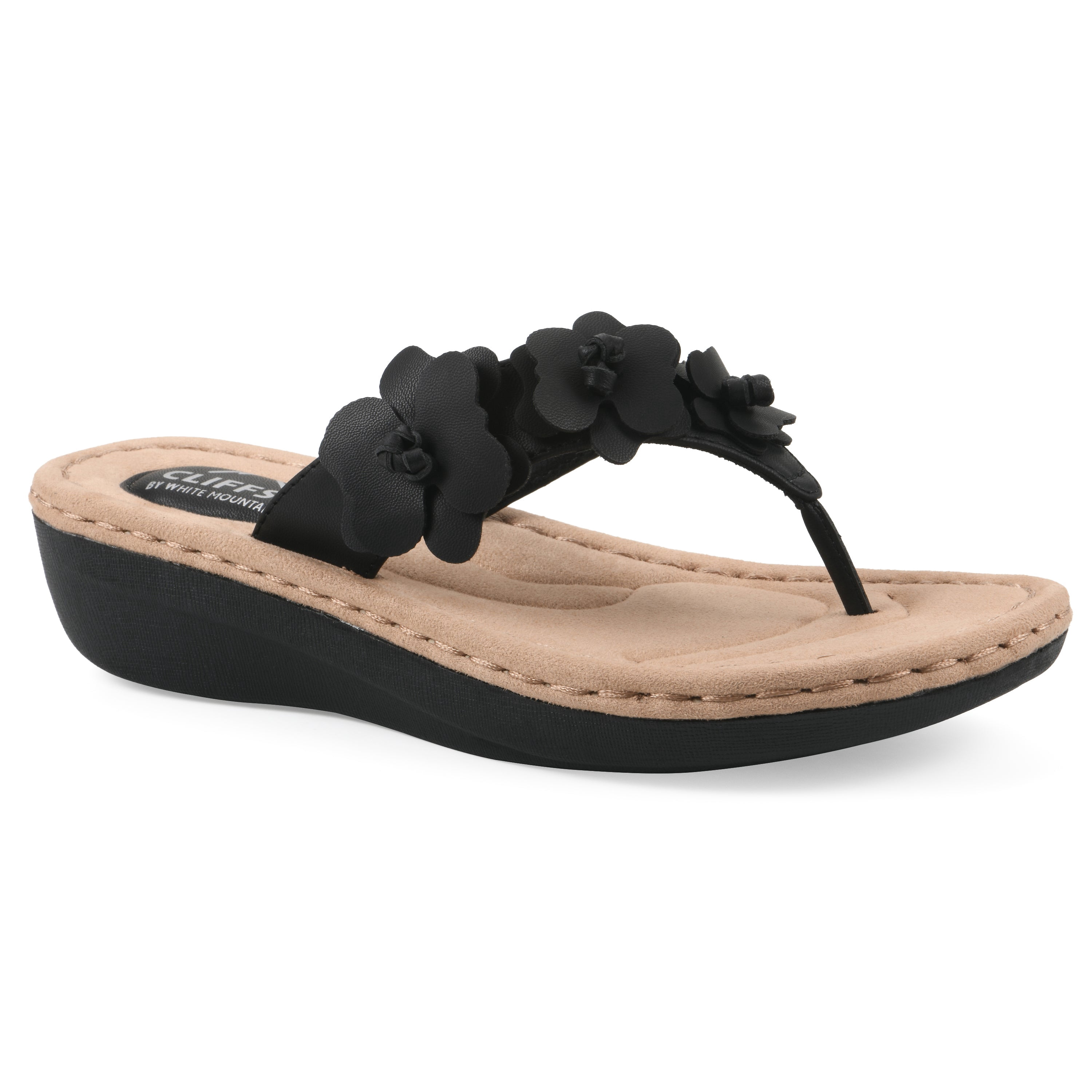 Sandalias de cuña mini floral Cassilia para mujer