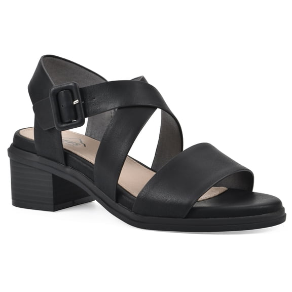 Cliffs by White Mountain Women's Cordovan Block Heel Sandal