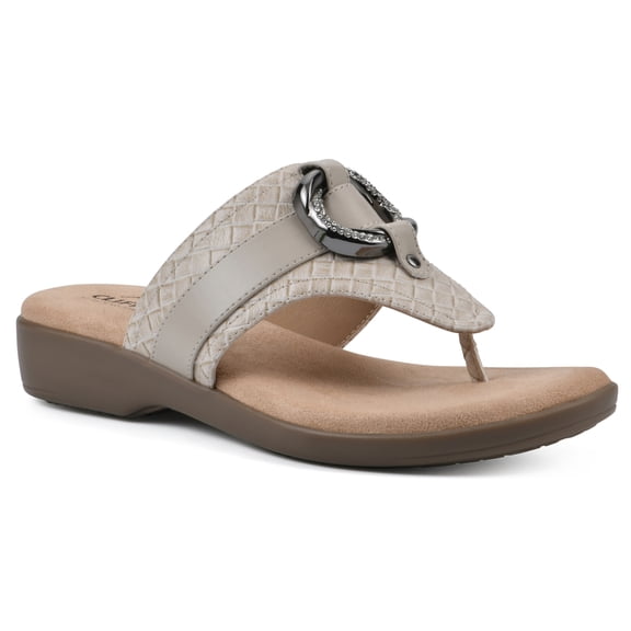 Cliffs by White Mountain Women's Benedict Thong Sandal