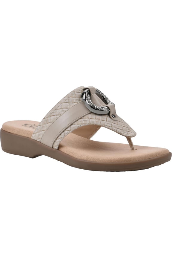 Womens Benedict Flip Flop Embellished Thong Sandals