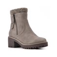 thumbnail image 1 of Cliffs by White Mountain Womens Blasting Faux Leather Zip Up Mid-Calf Boots, 1 of 3