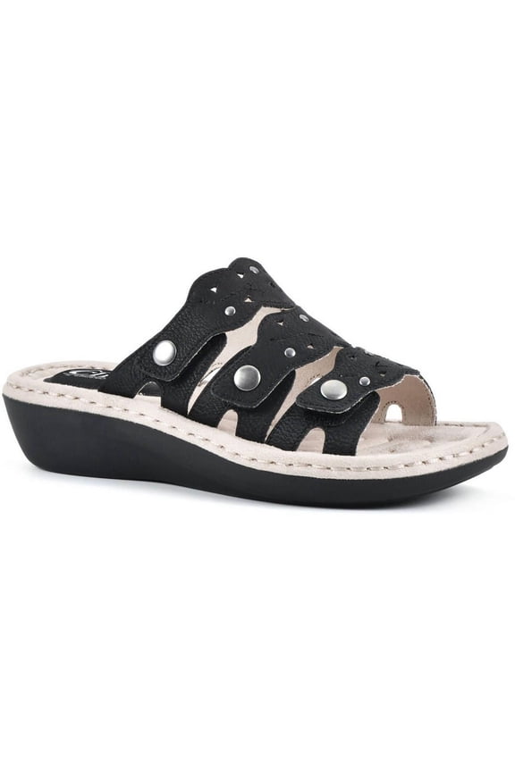 Womens Caring Laceless Slide Sandals