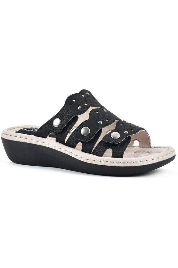 Womens Caring Slip On Casual Slide Sandals