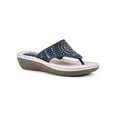 thumbnail image 1 of Cliffs by White Mountain Women's Cienna Thong Wedge Sandal, 1 of 3