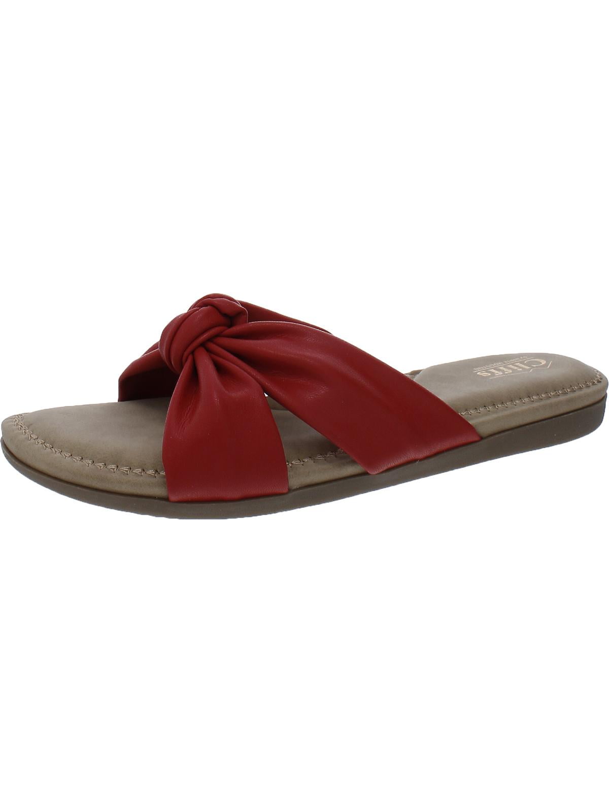 Cliffs by White Mountain Womens FAVORITE Slip On Open Toe Slide Sandals Walmart