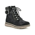 thumbnail image 1 of Cliffs by White Mountain Womens HEARTEN  Faux Leather Combat & Lace-Up Boots, 1 of 4