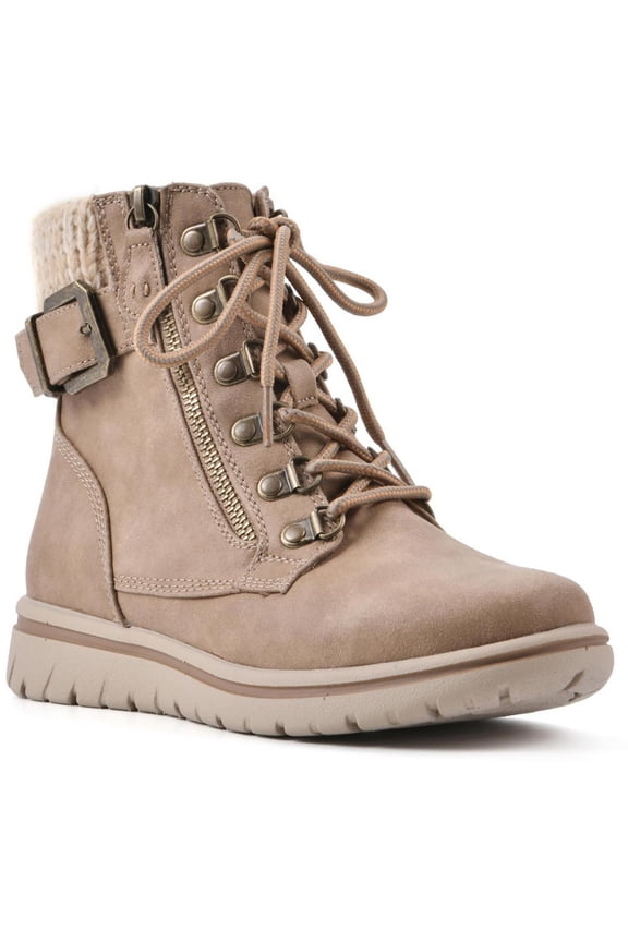 Womens Hearty Ankle Outdoors Combat & Lace-up Boots