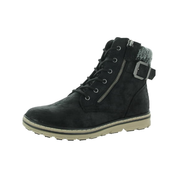 Cliffs by White Mountain Womens Kelsie Faux Leather Sweater Winter Boots