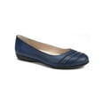 thumbnail image 1 of Cliffs by White Mountain Womens Padded Insole Faux Leather Ballet Flats, 1 of 4