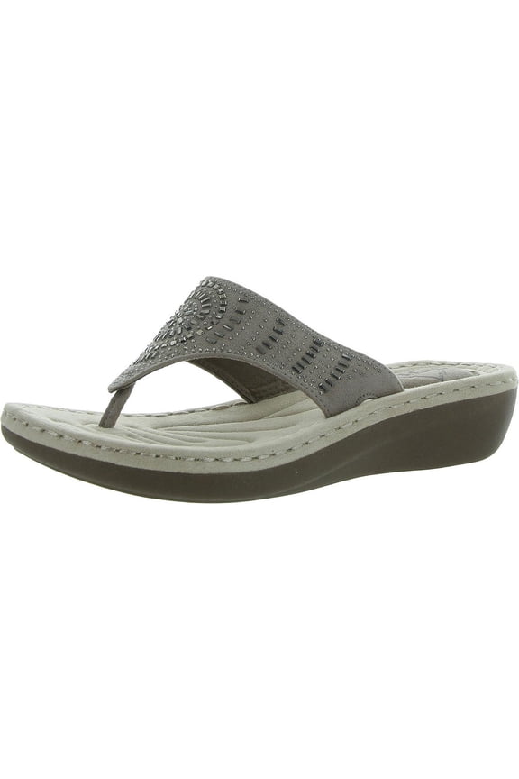 Womens Padded Insole Slide Sandals