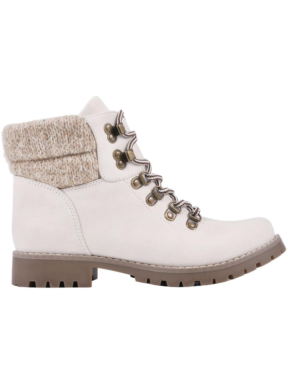 Cliffs by White Mountain Womens Pathfield Knit Leather Ankle Boots ...