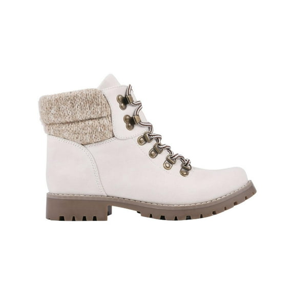 Cliffs by White Mountain Womens Pathfield Leather Lace-Up Ankle Boots