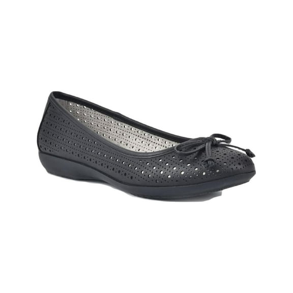 Cliffs by White Mountain Womens c31479 Slip On Cut Out Ballet Flats