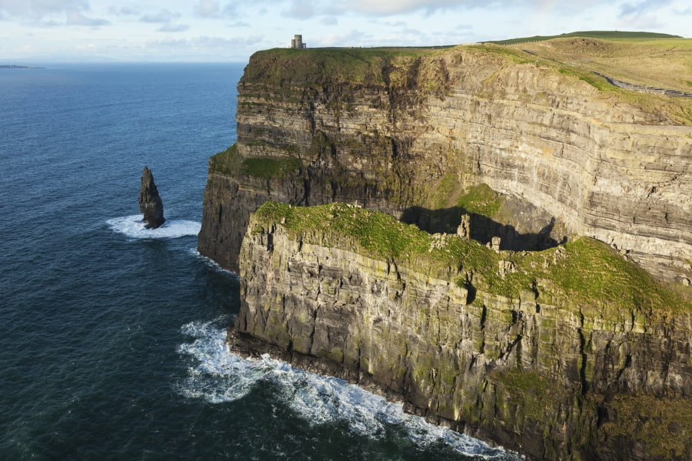 Cliffs of Moher County Clare Ireland Canvas Art - Carl Bruemmer Design Pics (38 x 24)
