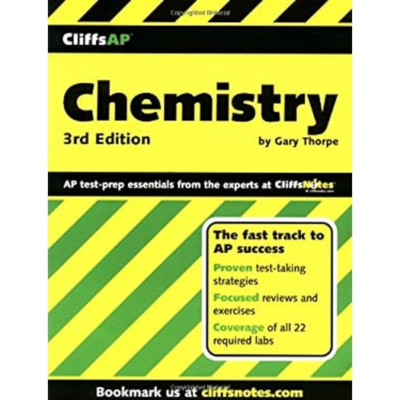 Pre-Owned Cliffs AP Chemistry (Cliffs Advanced Placement) (Paperback) 076458684X 9780764586842