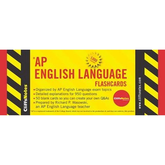 CliffsNotes AP English Language Flashcards (Paperback)