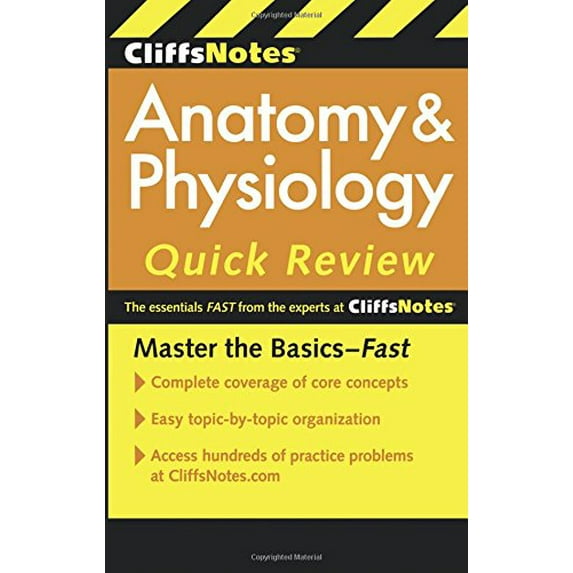 Pre-Owned CliffsNotes Anatomy & Physiology Quick Review, 2ndEdition (Cliffsnotes Quick Review), 9780470878743, 0470878746, Paperback, 2 edition