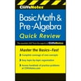 thumbnail image 1 of Pre-Owned Cliffsnotes Basic Math & Pre-Algebra Quick Review, 2nd Edition (Paperback) 0470880406 9780470880401, 1 of 1