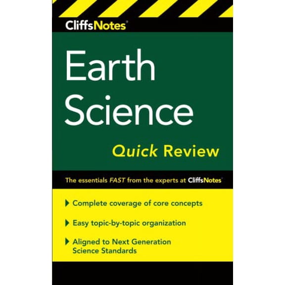 Pre-Owned CliffsNotes Earth Science Quick Review: 2nd Edition Paperback