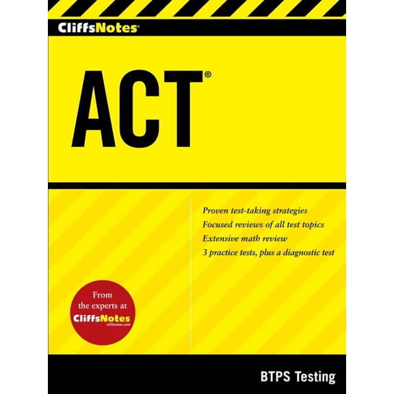 CliffsNotes (Paperback): Cliffsnotes ACT (Paperback)