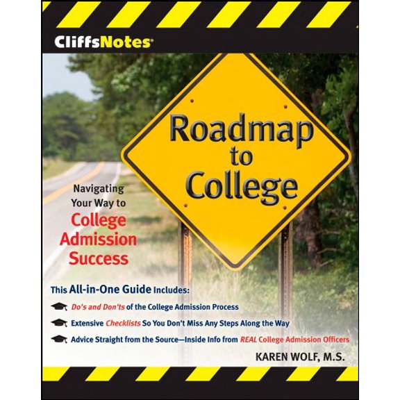Pre-Owned CliffsNotes Roadmap to College: Navigating Your Way to College Admission Success (Paperback) 0470474424 9780470474426