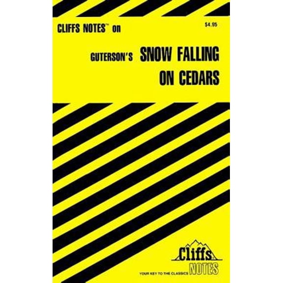 Pre-Owned Cliffsnotes on Guterson's Snow Falling on Cedars (Paperback) 0764585673 9780764585678