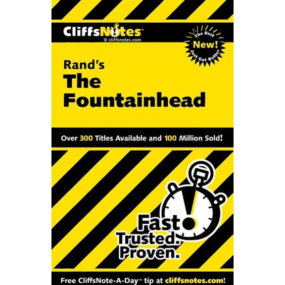 Pre-Owned Cliffsnotes Literature Guides: Cliffsnotes on Rand's the Fountainhead (Paperback)