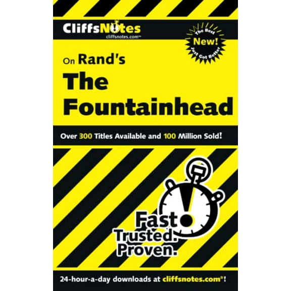 Pre-Owned Cliffsnotes on Rand's the Fountainhead (Paperback) 0764585584 9780764585586