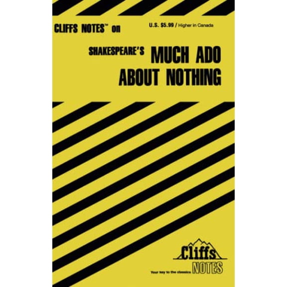 Pre-Owned CliffsNotes on Shakespeare's Much Ado About Nothing (Cliffsnotes Literature Guides), 9780764585050, 0764585053, Paperback, 0002- edition