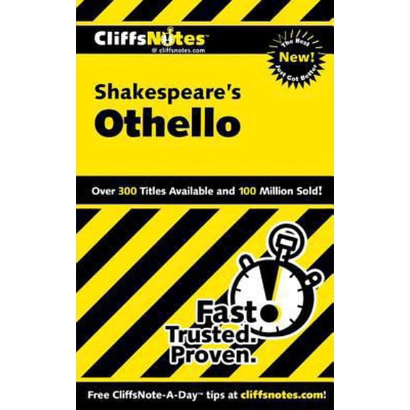 Pre-Owned Cliffsnotes on Shakespeare's Othello (Paperback) 0764585878 9780764585876