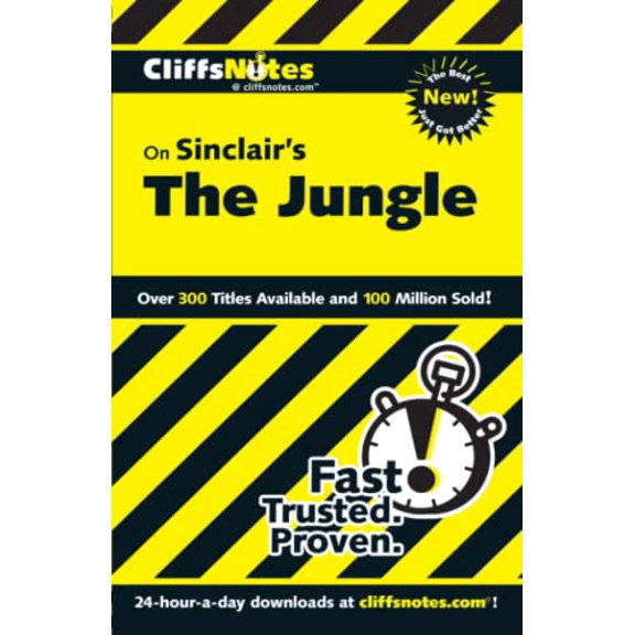 Pre-Owned Cliffsnotes on Sinclair's the Jungle (Paperback) 0764586750 9780764586750
