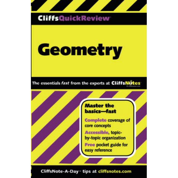 Pre-Owned Cliffsquickreview Geometry (Paperback) 0764563807 9780764563805