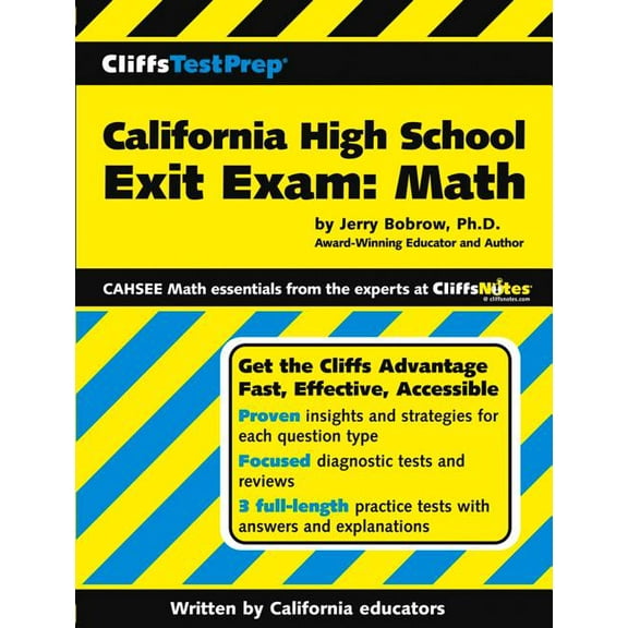 CliffsTestPrep: California High School Exit Exam: Math (Paperback)