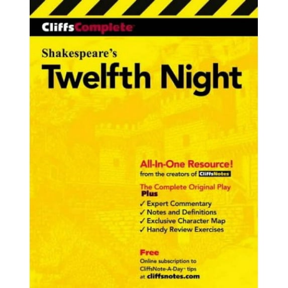 Pre-Owned Cliffscomplete Twelfth Night (Paperback) 0764585770 9780764585777