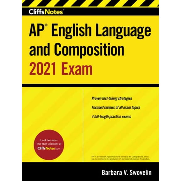 Pre-Owned Cliffsnotes AP English Language and Composition 2021 Exam (Paperback) 0358353785 9780358353782
