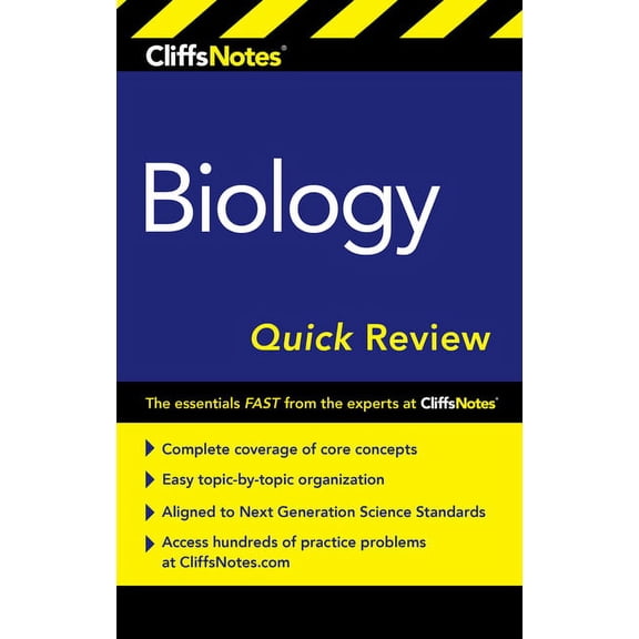 Pre-Owned Cliffsnotes Biology Quick Review Third Edition (Paperback)