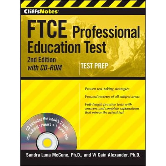 Pre-Owned CliffsNotes FTCE Professional Education Test withCD-ROM, 2nd Edition, 9781118014721, 1118014723, Paperback, 2 edition