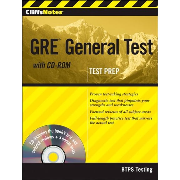 Pre-Owned Cliffsnotes GRE General Test [With CDROM] (Paperback) 1118057600 9781118057605