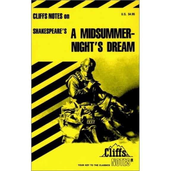 Pre-Owned Shakespeare's A Midsummer Night's Dream (Cliffs Notes) (Paperback) 0822000571 9780822000570