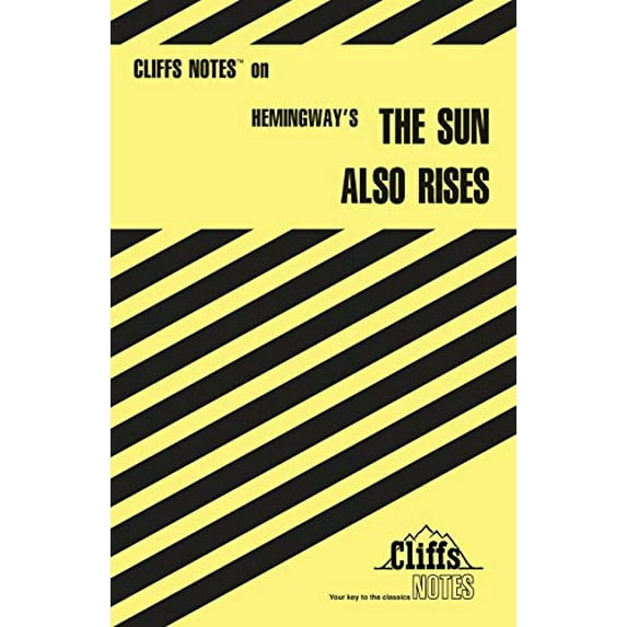 Pre-Owned The Sun Also Rises: Notes (Paperback) 0822012375 9780822012375