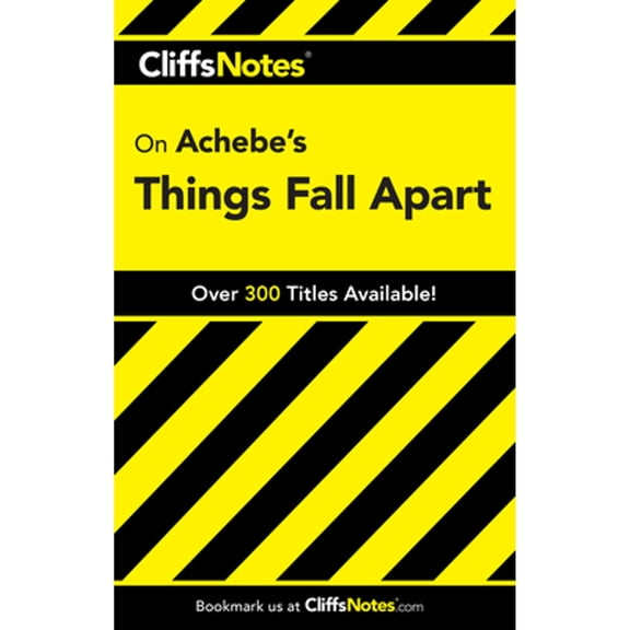 Pre-Owned Cliffsnotes on Achebe's Things Fall Apart (Paperback) 0764586475 9780764586477
