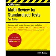 BTPS TESTING; JERRY BOBROW Cliffsnotes Math Review for Standardized Tests 3rd Edition (Edition 3) (Paperback)