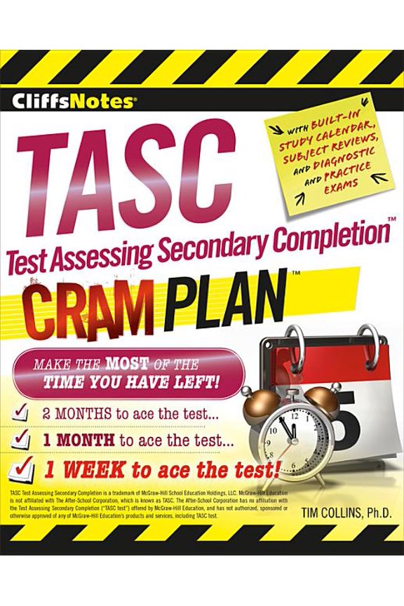 CliffsNotes TASC Test Assessing Secondary Completion Cram Plan (Paperback)