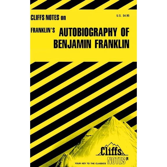 Pre-Owned Cliffsnotes on Franklin's Autobiography of Benjamin Franklin (Paperback) 0822002167 9780822002161