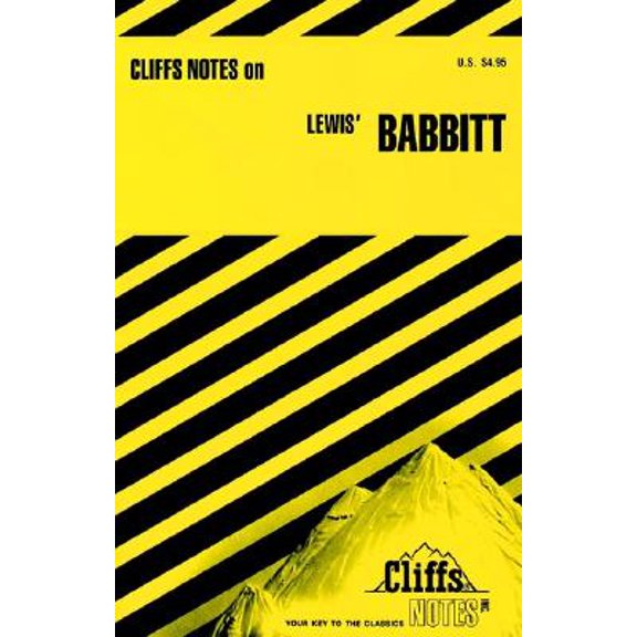 Pre-Owned Cliffsnotes Babbitt (Paperback) 0822002191 9780822002192