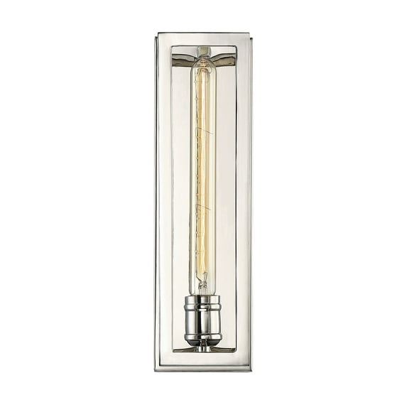 Clifton 1-Light Wall Sconce in Polished Nickel